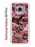 Чехол-накладка Samsung Galaxy S8 Plus Kruche Print цветы