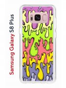 Чехол-накладка Samsung Galaxy S8 Plus (580672) Kruche PRINT Абстракция Капли