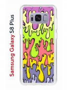Чехол-накладка Samsung Galaxy S8 Plus (580672) Kruche PRINT Абстракция Капли