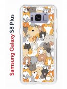 Чехол-накладка Samsung Galaxy S8 Plus Kruche Print Котики