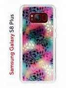 Чехол-накладка Samsung Galaxy S8 Plus Kruche Print Цветные листья