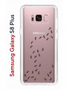 Чехол-накладка Samsung Galaxy S8 Plus Kruche Print Муравьи