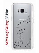 Чехол-накладка Samsung Galaxy S8 Plus Kruche Print Муравьи