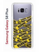 Чехол-накладка Samsung Galaxy S8 Plus Kruche Print Warning
