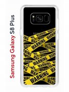 Чехол-накладка Samsung Galaxy S8 Plus Kruche Print Warning