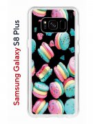 Чехол-накладка Samsung Galaxy S8 Plus Kruche Print Макарон