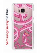 Чехол-накладка Samsung Galaxy S8 Plus (580672) Kruche PRINT Розовая Пантера