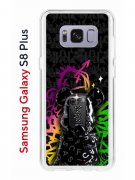 Чехол-накладка Samsung Galaxy S8 Plus Kruche Print Микки Маус