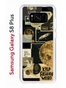 Чехол-накладка Samsung Galaxy S8 Plus (580672) Kruche PRINT Стикеры Космос