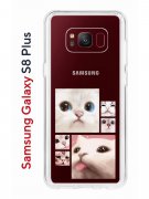 Чехол-накладка Samsung Galaxy S8 Plus (580672) Kruche PRINT Коты