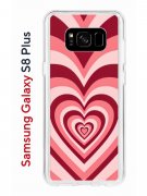 Чехол-накладка Samsung Galaxy S8 Plus (580672) Kruche PRINT Сердце