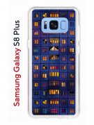 Чехол-накладка Samsung Galaxy S8 Plus (580672) Kruche PRINT Ночные окна