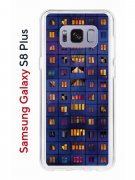Чехол-накладка Samsung Galaxy S8 Plus (580672) Kruche PRINT Ночные окна