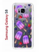 Чехол-накладка Samsung Galaxy S8 (583853) Kruche PRINT Ice Cream
