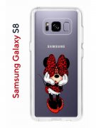 Чехол-накладка Samsung Galaxy S8 Kruche Print Минни