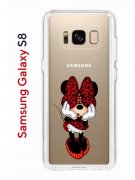 Чехол-накладка Samsung Galaxy S8 Kruche Print Минни
