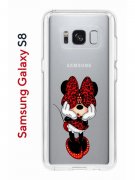 Чехол-накладка Samsung Galaxy S8 Kruche Print Минни