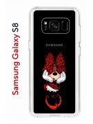 Чехол-накладка Samsung Galaxy S8 Kruche Print Минни