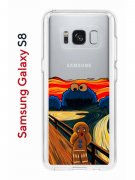 Чехол-накладка Samsung Galaxy S8 (583853) Kruche PRINT Cookie Scream