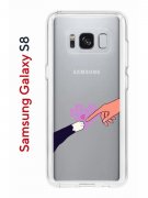 Чехол-накладка Samsung Galaxy S8 (583853) Kruche PRINT Котолюбовь
