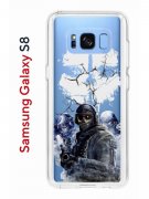 Чехол-накладка Samsung Galaxy S8 (583853) Kruche PRINT Call of Duty