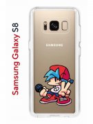 Чехол-накладка Samsung Galaxy S8 (583853) Kruche PRINT FNF Boyfrend