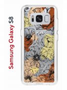 Чехол-накладка Samsung Galaxy S8 (583853) Kruche PRINT Ягоды и Цветы