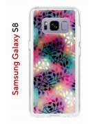 Чехол-накладка Samsung Galaxy S8 Kruche Print Цветные листья
