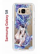 Чехол-накладка Samsung Galaxy S8 Kruche Print Грация