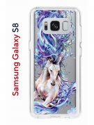 Чехол-накладка Samsung Galaxy S8 Kruche Print Грация