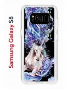 Чехол-накладка Samsung Galaxy S8 Kruche Print Грация