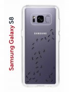 Чехол-накладка Samsung Galaxy S8 Kruche Print Муравьи