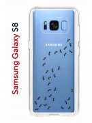 Чехол-накладка Samsung Galaxy S8 Kruche Print Муравьи