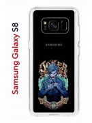 Чехол-накладка Samsung Galaxy S8 Kruche Print Джокер