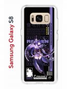 Чехол-накладка Samsung Galaxy S8 Kruche Print Raiden Genshin