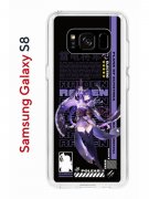 Чехол-накладка Samsung Galaxy S8 Kruche Print Raiden Genshin