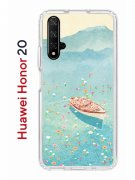 Чехол-накладка Huawei Honor 20/Nova 5T Kruche Print Озеро цветов