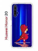 Чехол-накладка Huawei Honor 20/Nova 5T Kruche Print Девочка с зонтом