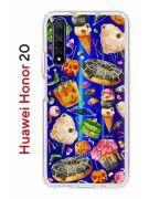 Чехол-накладка Huawei Honor 20  (582680) Kruche PRINT Halloween