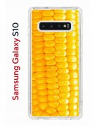Чехол-накладка Samsung Galaxy S10 (580670) Kruche PRINT Кукуруза