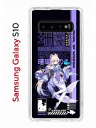 Чехол-накладка Samsung Galaxy S10 (580670) Kruche PRINT Kokomi Genshin