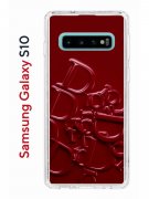 Чехол-накладка Samsung Galaxy S10 Kruche Print Dior