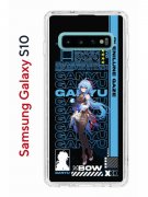 Чехол-накладка Samsung Galaxy S10 (580670) Kruche PRINT Ganyu Genshin
