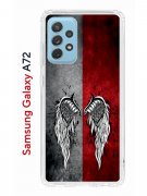 Чехол-накладка Samsung Galaxy A72 (598893) Kruche PRINT Крылья
