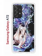 Чехол-накладка Samsung Galaxy A72 (598893) Kruche PRINT Грация