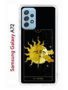 Чехол-накладка Samsung Galaxy A72 (598893) Kruche PRINT Tarot Lovers