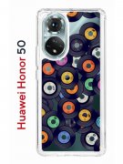 Чехол-накладка Huawei Nova 9 (610635) Kruche PRINT Виниловые пластинки