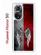 Чехол-накладка Huawei Honor 50/Nova 9 Kruche Print Крылья