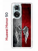 Чехол-накладка Huawei Honor 50/Nova 9 Kruche Print Крылья