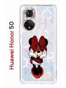 Чехол-накладка Huawei Honor 50/Nova 9 Kruche Print Минни